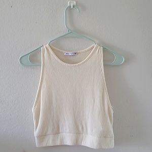 ZARA ribbed top